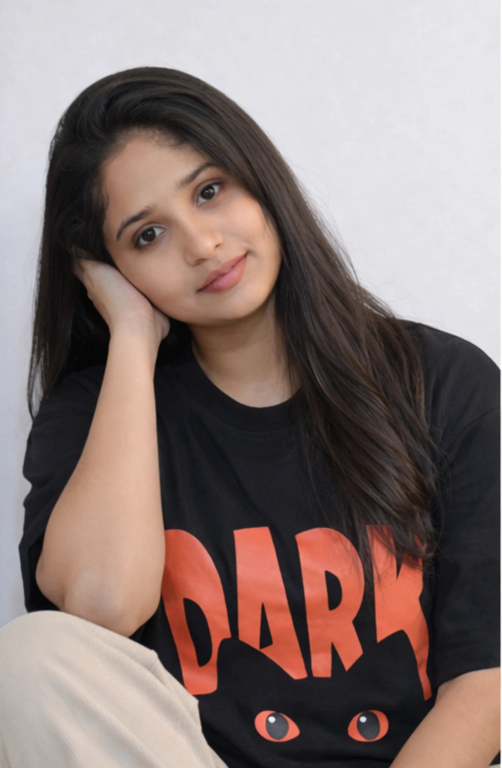 Dark cat Oversized Classic T-Shirt